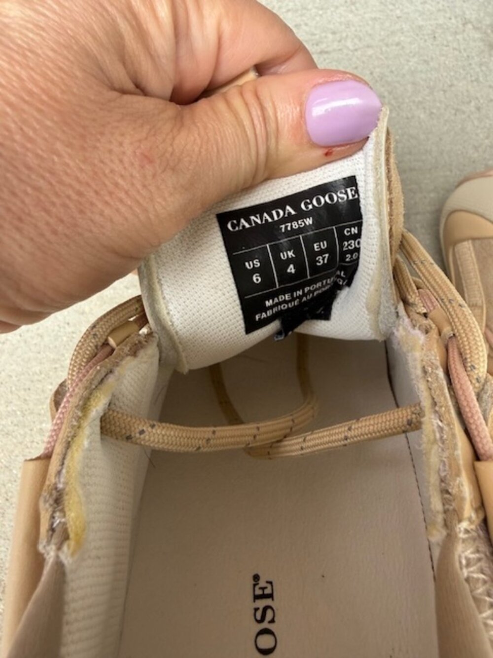 Canada Goose trail sneakers NIB 37/6 - Picture 3 of 7